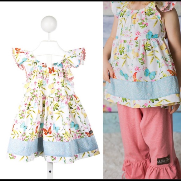 COPY - Matilda Jane White Butterfly Tunic sz. 2 - Picture 3 of 10